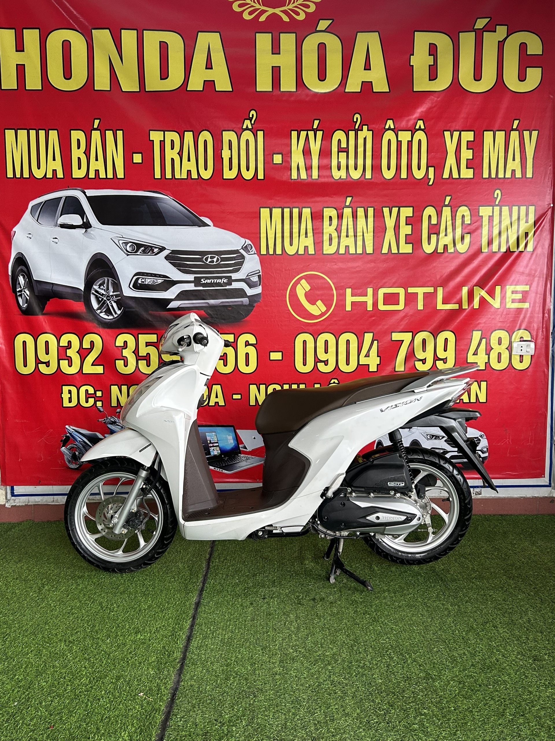 Giá xe ga Honda Vision biển ngũ quý 7 250 triệu đồng tại Hà Nội